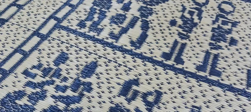 Background of abstract and unique patterned mats Stock Photos