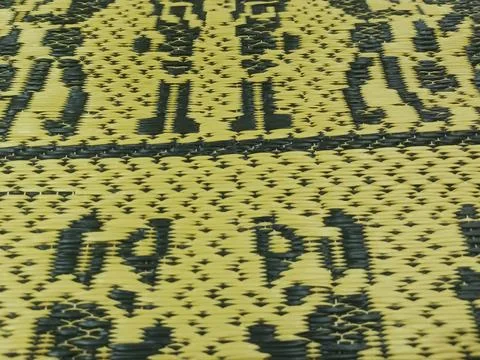 Background of abstract and unique patterned mats Stock Photos