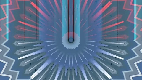 Background abstract animation seamless looping kaleidoscope motion colorful Stock Footage 126117861