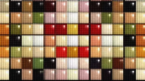 Background abstract animation seamless looping box motion colorful Stock Footage 126259046