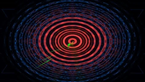 Background abstract animation seamless looping red circle motion colorful Stock-Footage 126259467