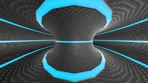 Background abstract black  flowing line grow blue spiral graphic animation. Stock Footage 112109842