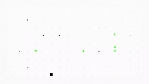 Background with abstract blinking shapes Stock Footage 282101000