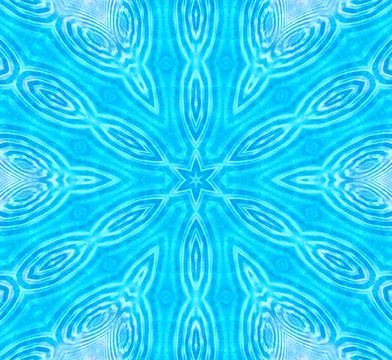 Background with abstract blue ripples pattern Stock Illustration