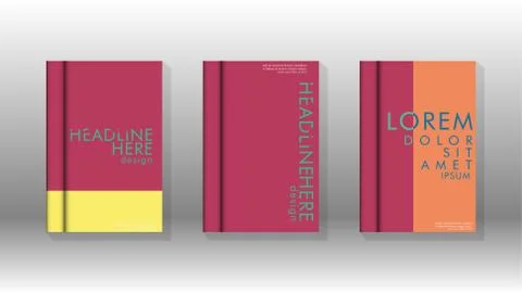 Background of abstract book cover layout. For brochures, magazines, vector te Stock Illustration