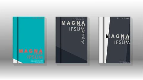 Background of abstract book cover layout. For brochures, magazines, vector te 库存插图