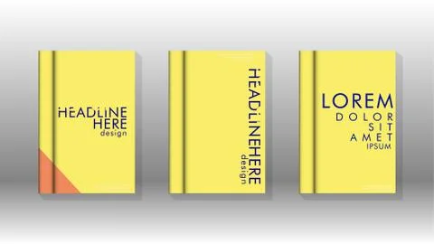 Background of abstract book cover layout. For brochures, magazines, vector te Stock Illustration