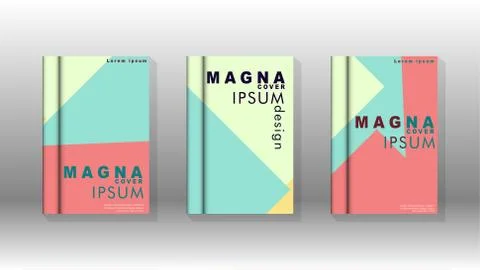 Background of abstract book cover layout. For brochures, magazines, vector te Stock Illustration