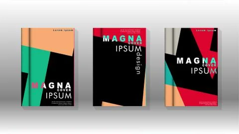 Background of abstract book cover layout. For brochures, magazines, vector te 스톡 일러스트