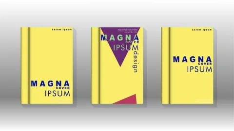 Background of abstract book cover layout. For brochures, magazines, vector te Stock Illustration