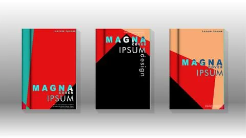 Background of abstract book cover layout. For brochures, magazines, vector te Stock Illustration