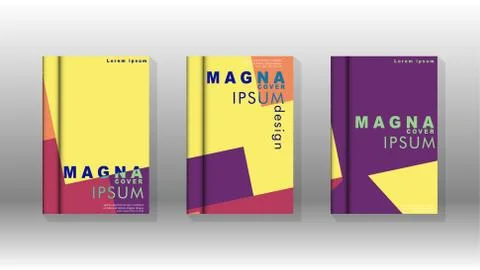 Background of abstract book cover layout. For brochures, magazines, vector te Stock Illustration
