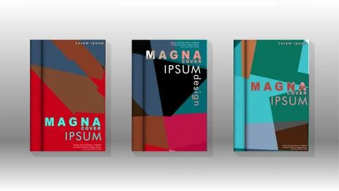Background of abstract book cover layout. For brochures, magazines, vector te 库存插图