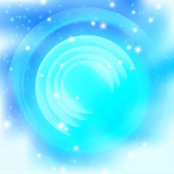 Background, abstract bright blue Stock Illustration