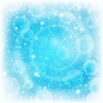 Background, abstract bright blue Stock Illustration