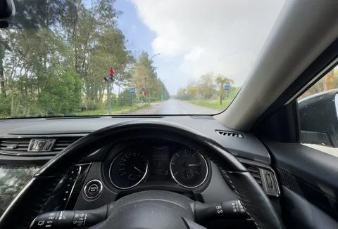 Background abstract car driver at the wheel Stock Photos