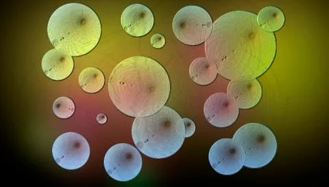 Background with abstract circles Stock Illustration