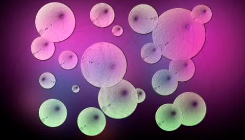 Background with abstract circles Stock Illustration