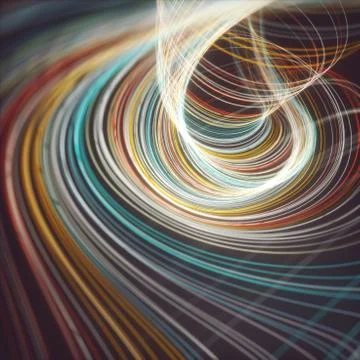 Background Abstract Colored Cyclone Stock Illustration