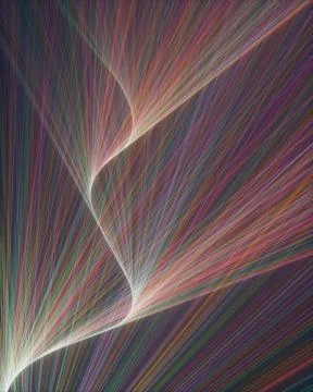 Background Abstract Colored Wavy Plume Stock Illustration