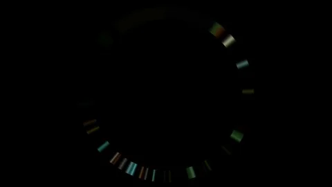 Background abstract colorful light circle motion Stock Footage 126086806