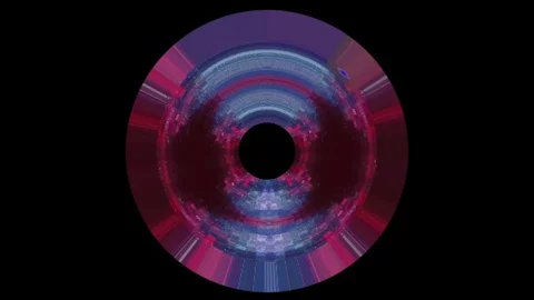 Background abstract colorful light circle motion Stock Footage 126116563