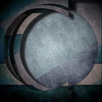 Background abstract composition, round circle geometric Stock Illustration