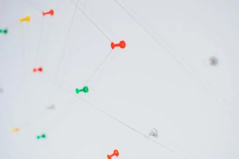 Background. Abstract concept (idea) of network, social media, internet, teamw Stock Photos