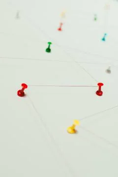 Background. Abstract concept (idea) of network, social media, internet Stock Photos