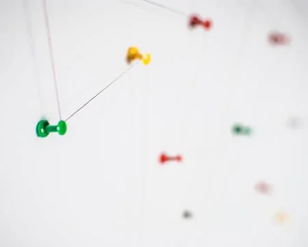 Background. Abstract concept (idea) of network, social media, internet Stock Photos