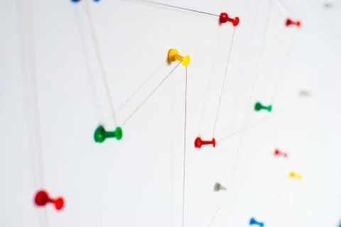 Background. Abstract concept (idea) of network, social media, internet Stock Photos