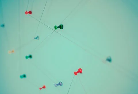 Background. Abstract concept (idea) of network, social media, internet Foto stock