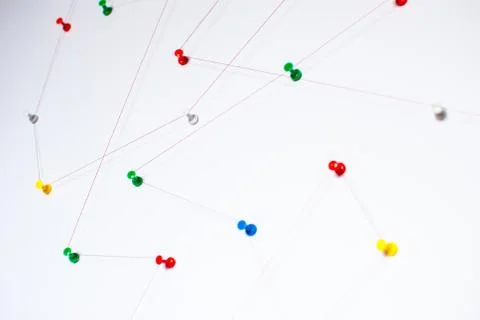 Background. Abstract concept (idea) of network, social media, internet Stock Photos