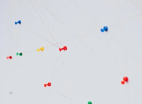 Background. Abstract concept (idea) of network, social media, internet Foto stock