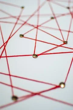 Background. Abstract concept (idea) of network, social media, internet, teamw Stock Photos