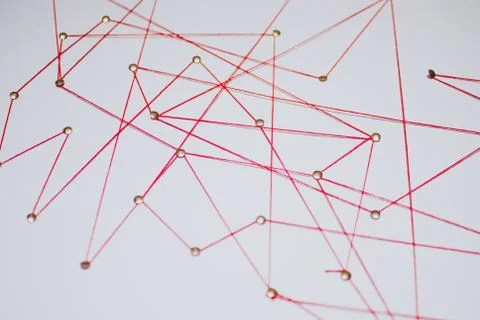 Background. Abstract concept (idea) of network, social media, internet Stock-Fotos