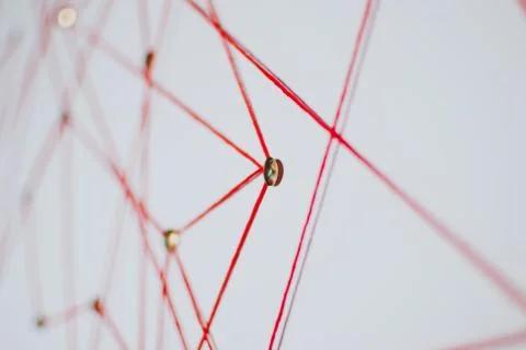 Background. Abstract concept (idea) of network, social media, internet Foto stock