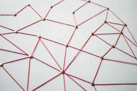 Background. Abstract concept (idea) of network, social media, internet  Stock Photos