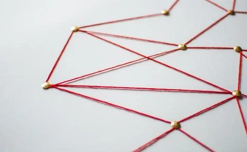 Background. Abstract concept (idea) of network, social media, internet  Stock Photos