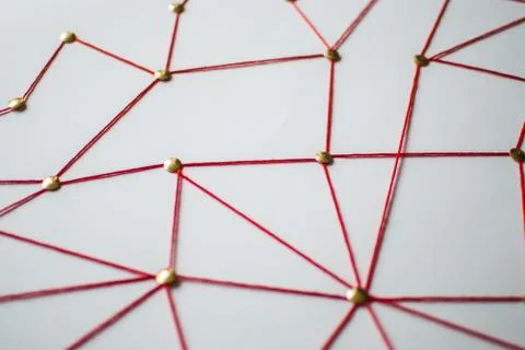 Background. Abstract concept (idea) of network, social media, internet  Stock Photos