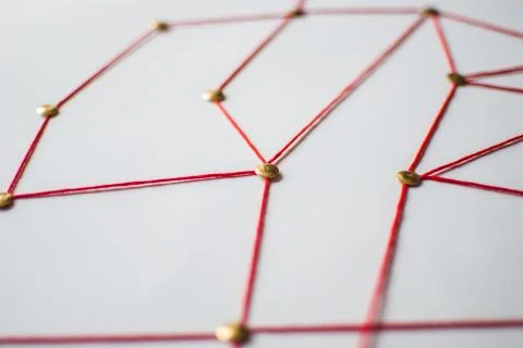 Background. Abstract concept (idea) of network, social media, internet  Foto stock