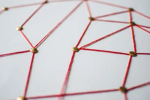 Background. Abstract concept (idea) of network, social media, internet  Stock Photos