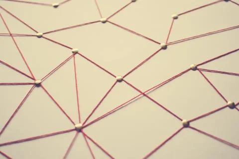 Background. Abstract concept (idea) of network, social media, internet  Foto stock