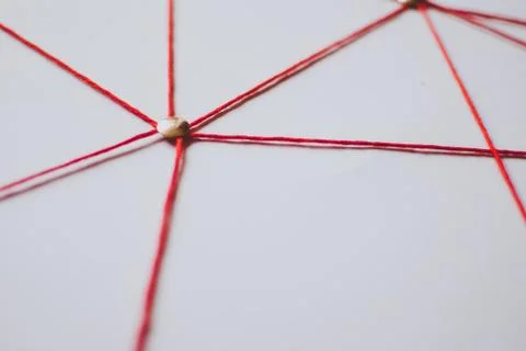 Background. Abstract concept (idea) of network, social media, internet Stock Photos