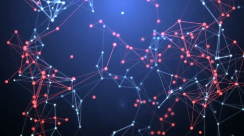 Background abstract digital background plexus particles effect gold 스톡 동영상 67729895