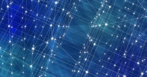 Background Abstract Dynamic Plexus Futuristic Technology. 3d render Stock Illustration