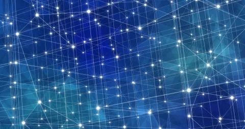 Background Abstract Dynamic Plexus Futuristic Technology. 3d render Stock Illustration