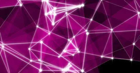 Background Abstract Dynamic Plexus Futuristic Technology. 3d render 스톡 일러스트