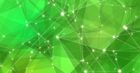 Background Abstract Dynamic Plexus Futuristic Technology. 3d render Stock Illustration