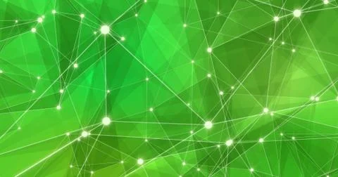 Background Abstract Dynamic Plexus Futuristic Technology. 3d render Stock Illustration